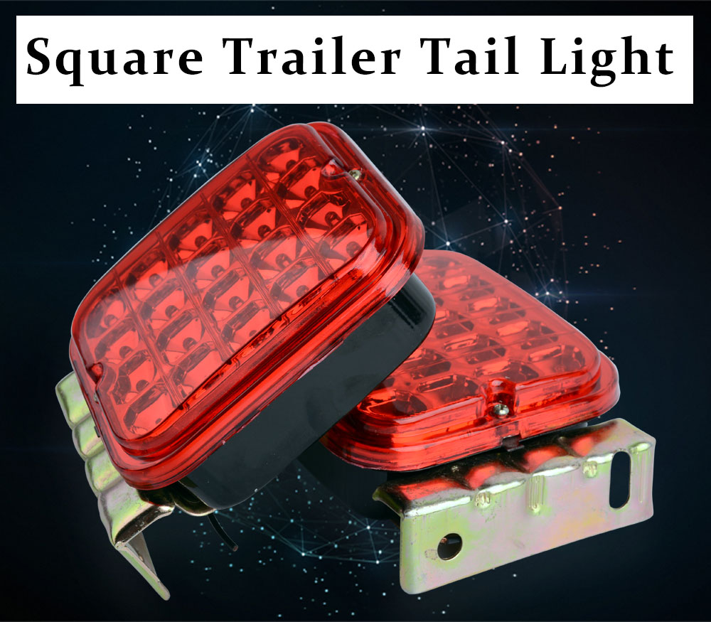 2X 4.5" LED TRAILER TAIL LIGHT KIT BRAKE TURN SIGNAL UTILITY RV BOAT